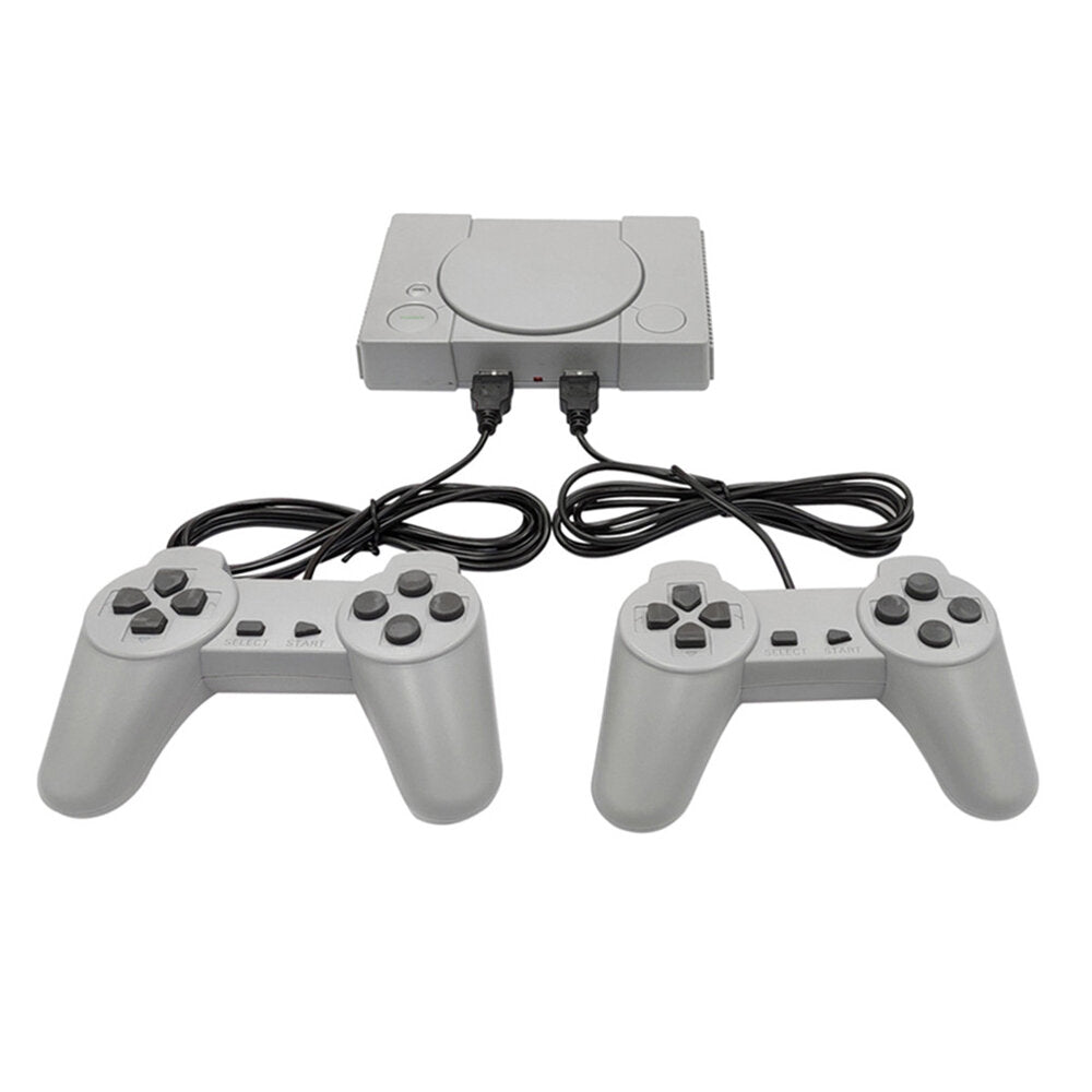 DATA FROG PS1 TV Game Console Mini 8-bit 620 Classical Games Retro Mini Video Game Player with Gamepad Game Controller