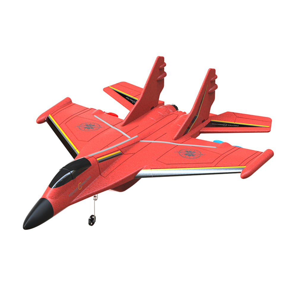 HW-34 320mm Wingspan 2.4G 2CH EPP Auto Balance RC Airplane Glider RTF Built-in Gyro With Battery LED Lights