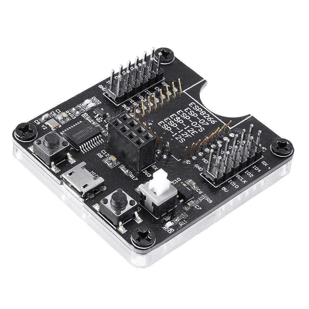3PCS ESP8266 Test Board Burner Development Board WIFI Module For ESP-01 ESP-01S ESP-12E ESP-12F ESP-12S ESP-18T