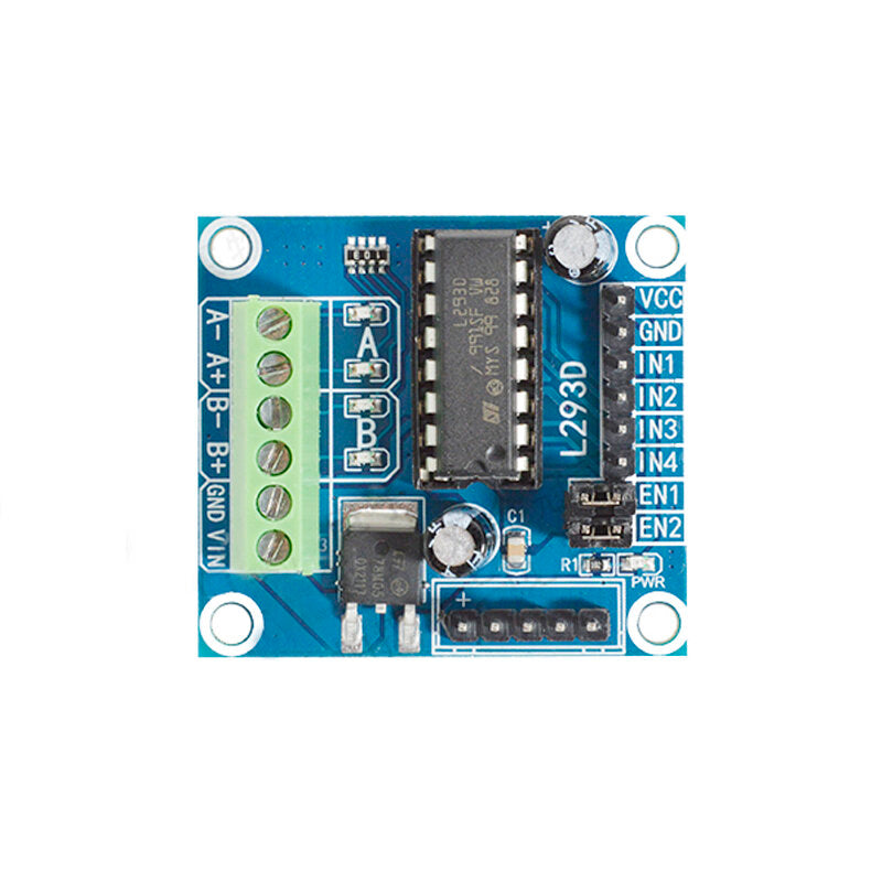 Mini L293D Motor Driver Expansion Board Internal Diodes Overtemperature Protection