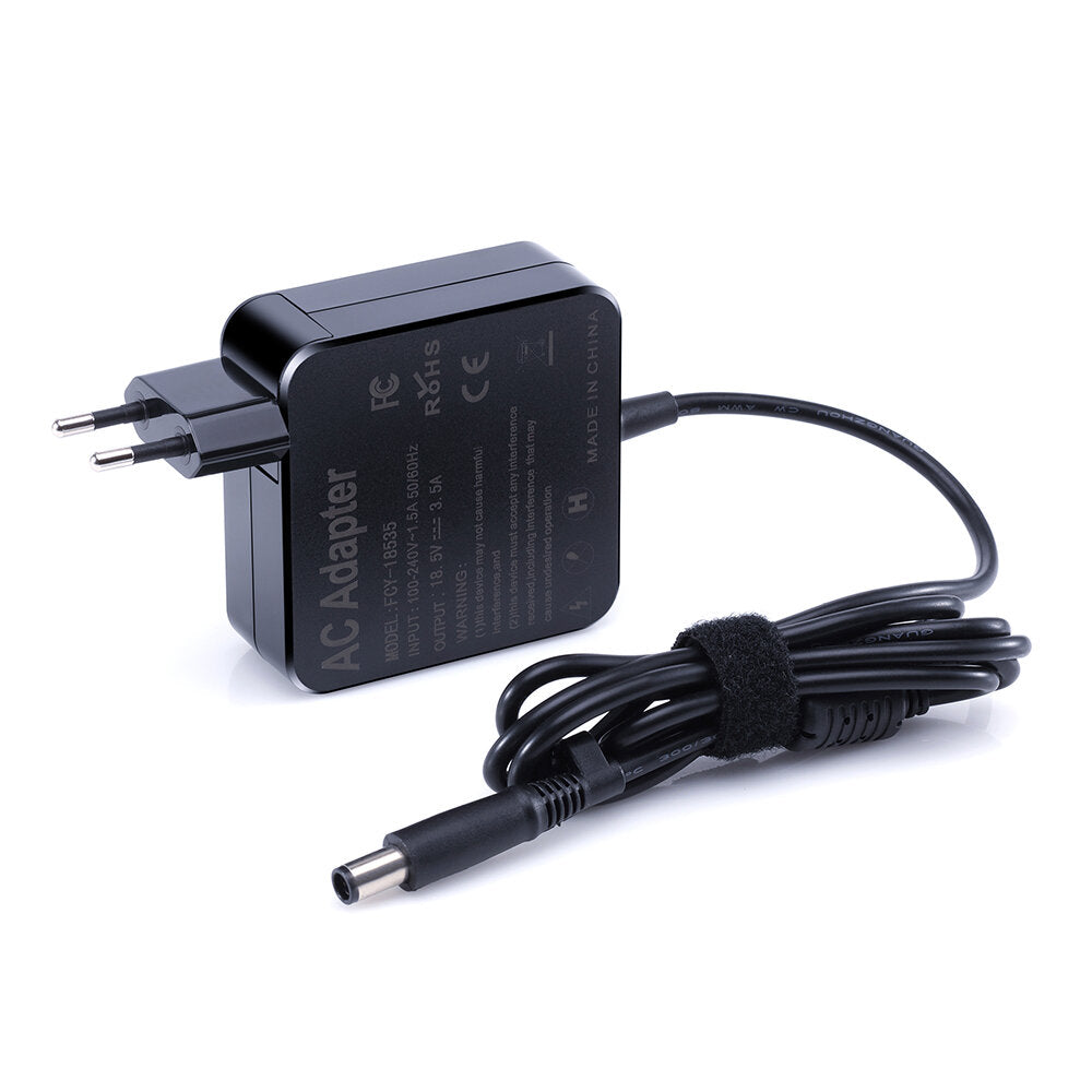 Fothwin Laptop AC Power Adapter Laptop Charger 18.5V 3.5A 65W EU Plug 7.4*5.0mm Notebook Charger For HP