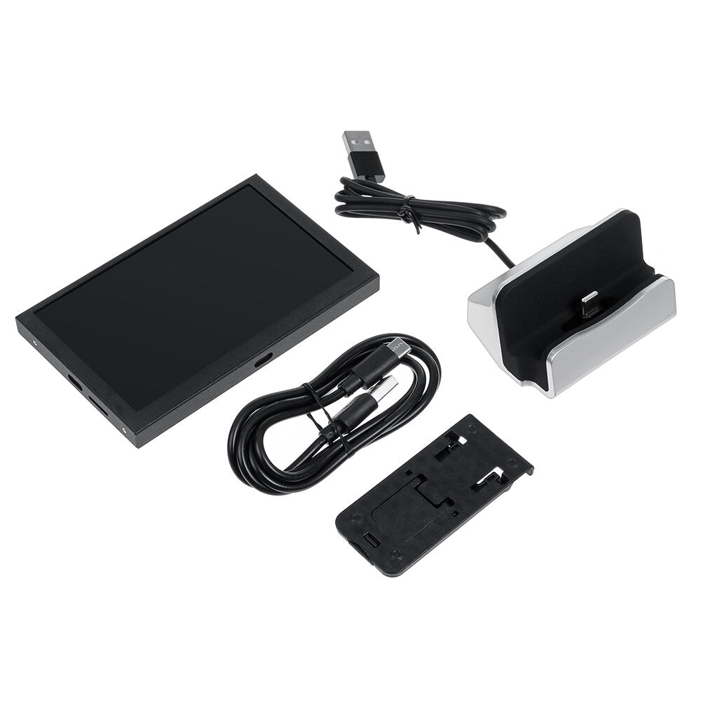 5.0 Inch IPS TYPE-C Secondary Screen Kit Black CPU GPU RAM HDD Monitoring USB Display Freely AIDA64 for Mini ITX Case Support Raspberry Pi With RGB Breathing Light