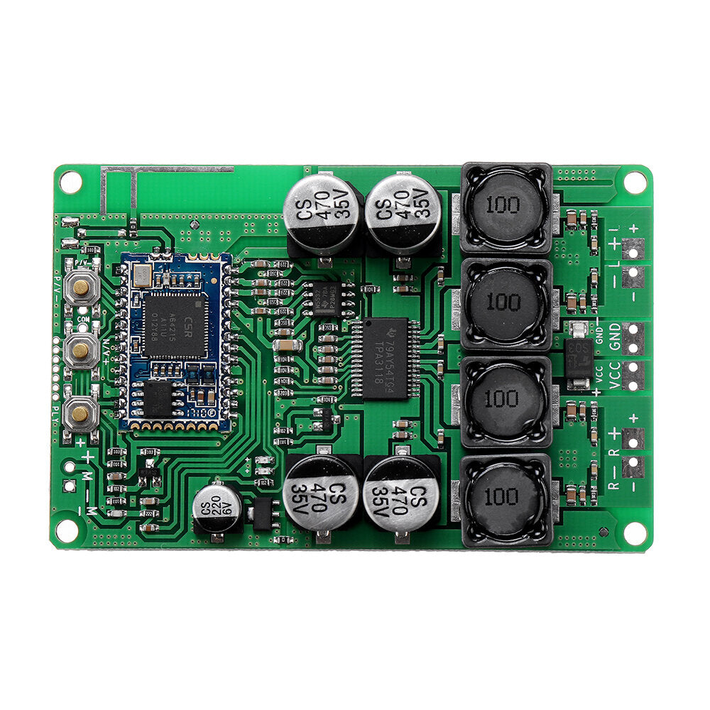 CSRA64215 TWS 4.2 bluetooth Receiver 2x30W TPA3118 Amplifier Audio Board Amplificador 8Ohm Speaker for APTX
