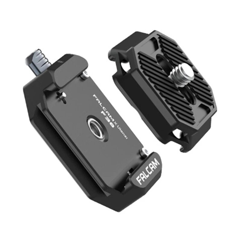 Ulanzi FALCAM F38 1/4 3/8 inch Universal Arca Swiss Quick Release Plate Clamp Base Mount Quick Switch Tripod Slider Mount Adapter for DSLR Camera Gimbal