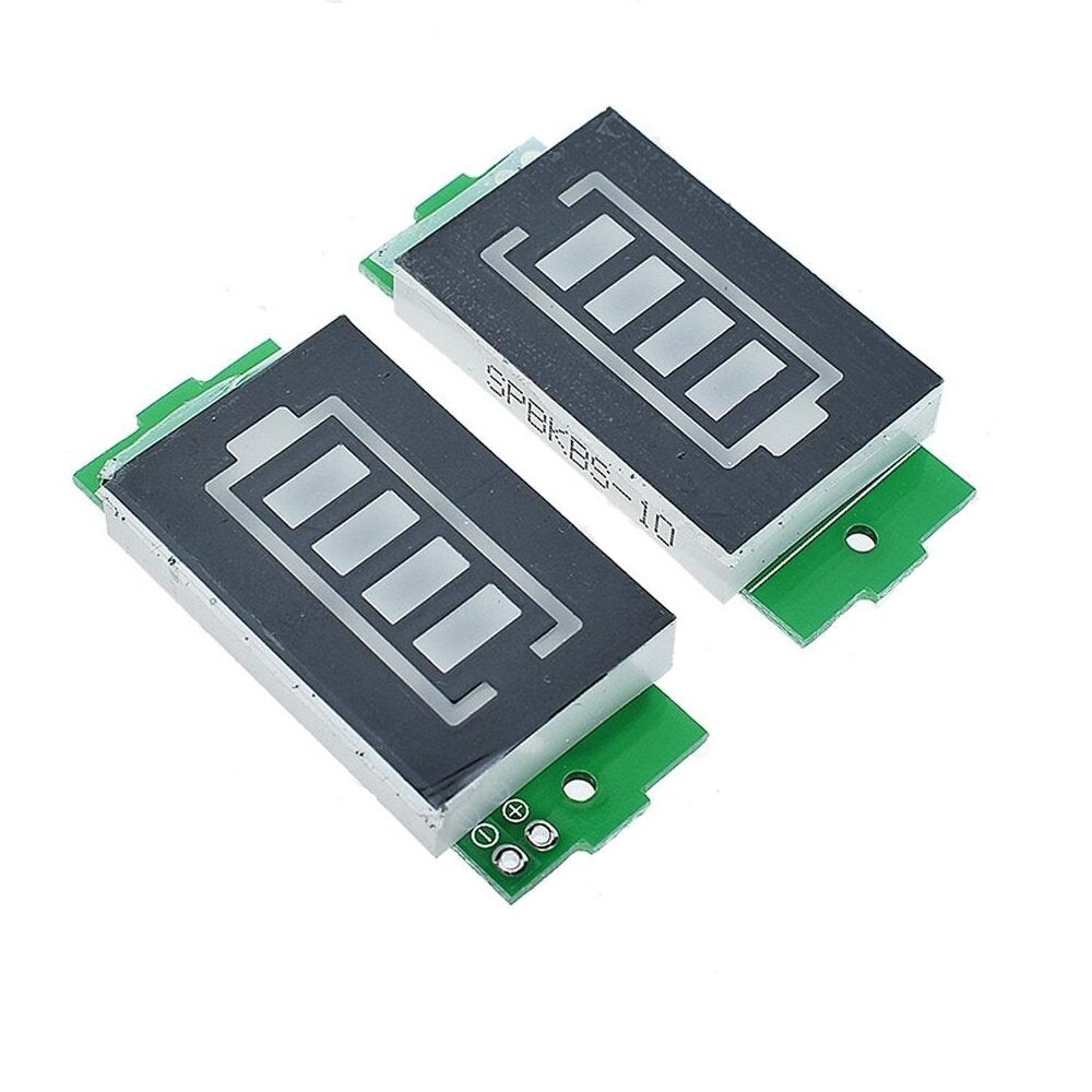 5Pcs 1S-8S Single 3.7V Lithium Battery Capacity Indicator Module 4.2V Blue Display Electric Vehicle Battery Power Tester Li-ion