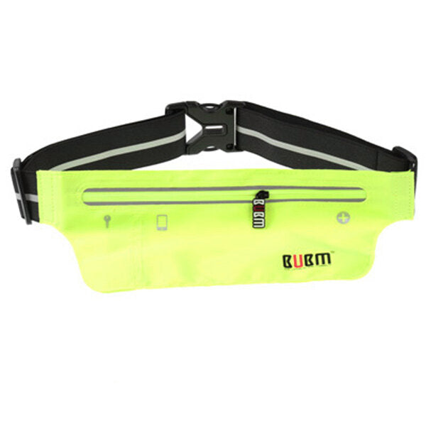 BUBM Waterproof Sport Waist Belt Bag Pack Pocket Purse Running Jogging Pouch
