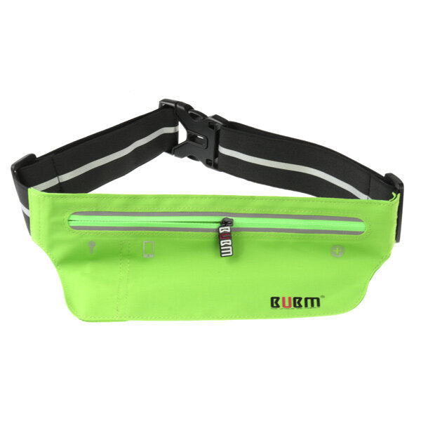 BUBM Waterproof Sport Waist Belt Bag Pack Pocket Purse Running Jogging Pouch
