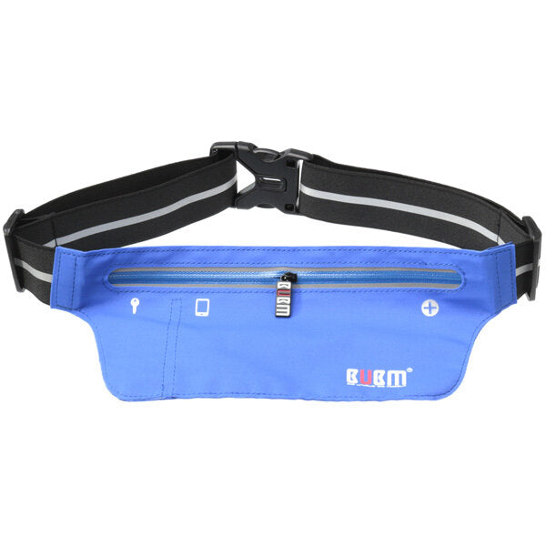 BUBM Waterproof Sport Waist Belt Bag Pack Pocket Purse Running Jogging Pouch