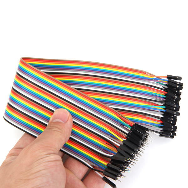 40pcs 30cm Male To Female Jumper Cable Dupont Wire For