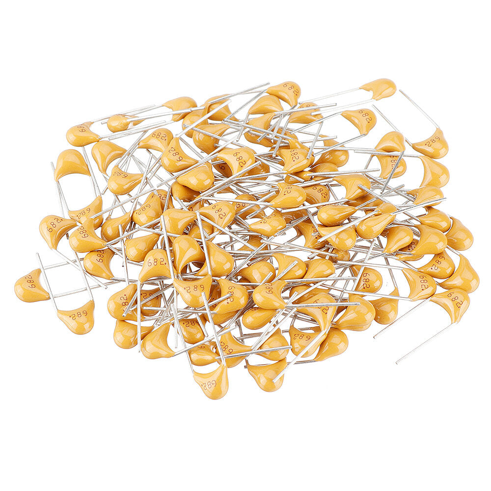 100pcs 6.8nF 5.08MM 682 50V Multilayer Monolithic Ceramic Capacitor
