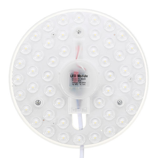 18W 24W Round Square Pcb Board LED Module Pure White Retrofit Replace Ceiling Lamp AC165-265V