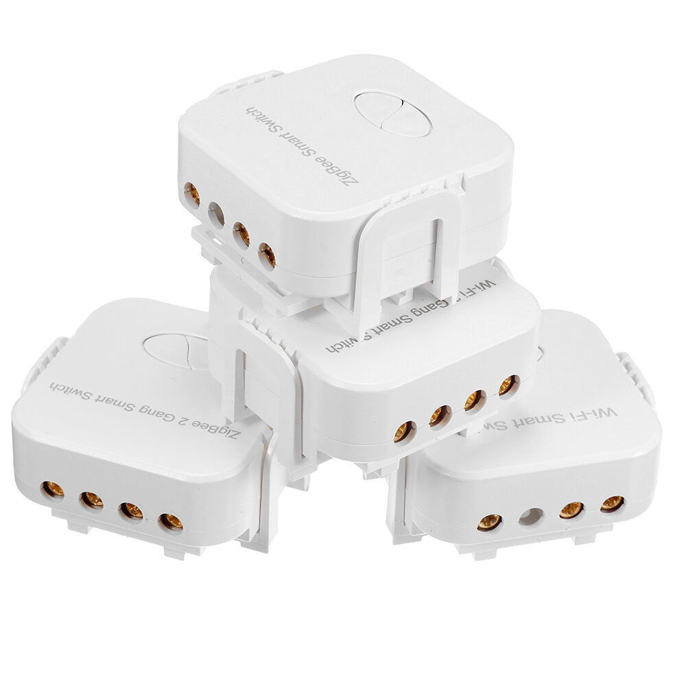 Smart Switch Relay Module 1 Gang / 2 Gang Remote Control Tuya ZigBe 3.0 / WiFi Work With Alexa Google Home