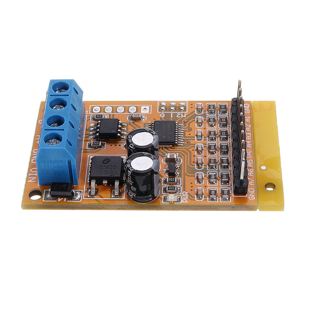 8-24V 7 Channel RS485 Voltage Analog Collector Module ADC Modbus RTU 03 06 Function Code Adapter R4AVA07