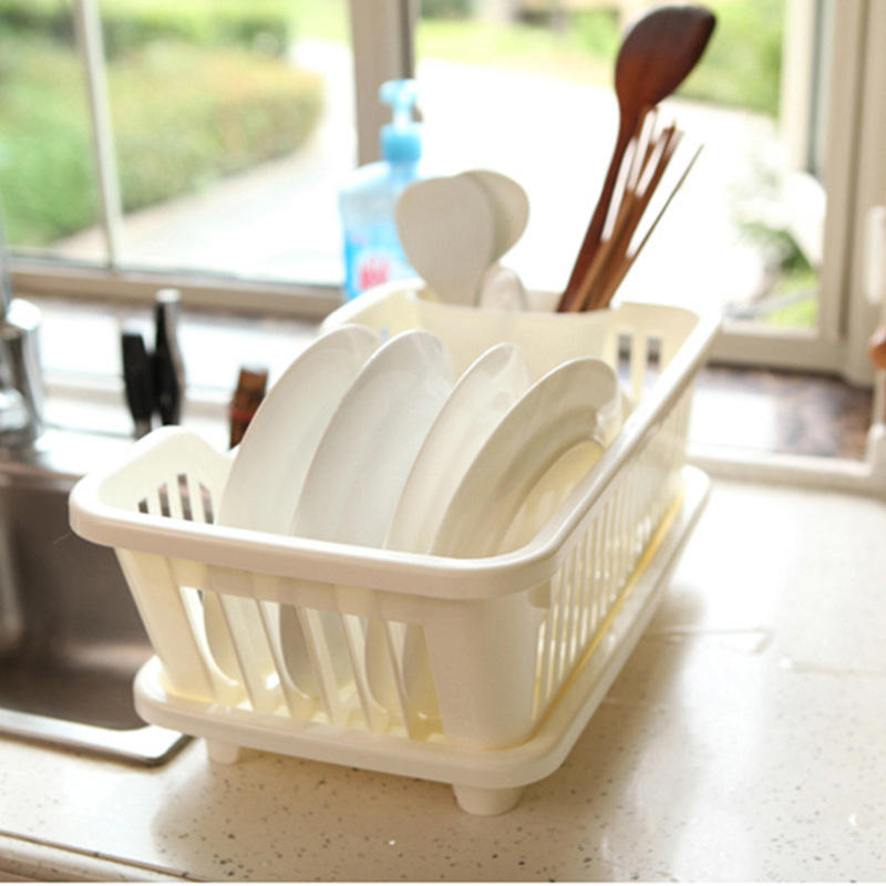 Multifunctional Drain Bow Rack Plastic Dishes Drainboard Free Disassembly Storage Drain Shelf