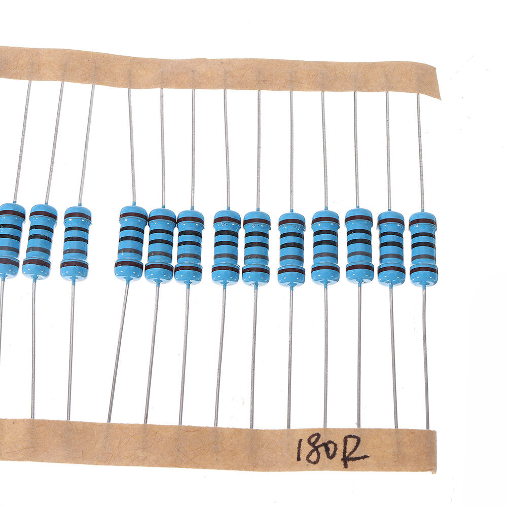 50pcs 1W 180R Metal Film Resistor 1% 180 ohm Resistance