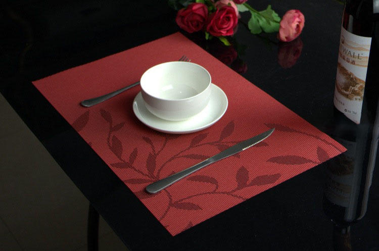 Washable Placemat for Dining Table Creative Heat Insulation Stain Resistant Anti-skid Eat Mats