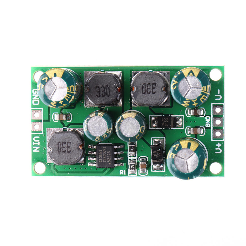 5pcs 2 in 1 8W 3-24V to 10V Boost-Buck Dual Voltage Power Supply Module for ADC DAC LCD OP-AMP Speaker