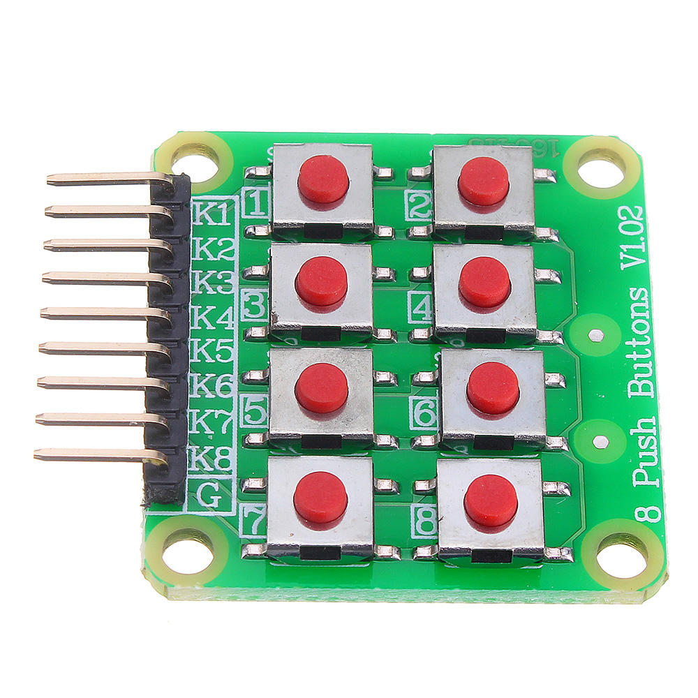 3pcs Micro Switch 2x4 Matrix Keyboard 8 Bit Keyboard External Keyboard Expansion Board Module