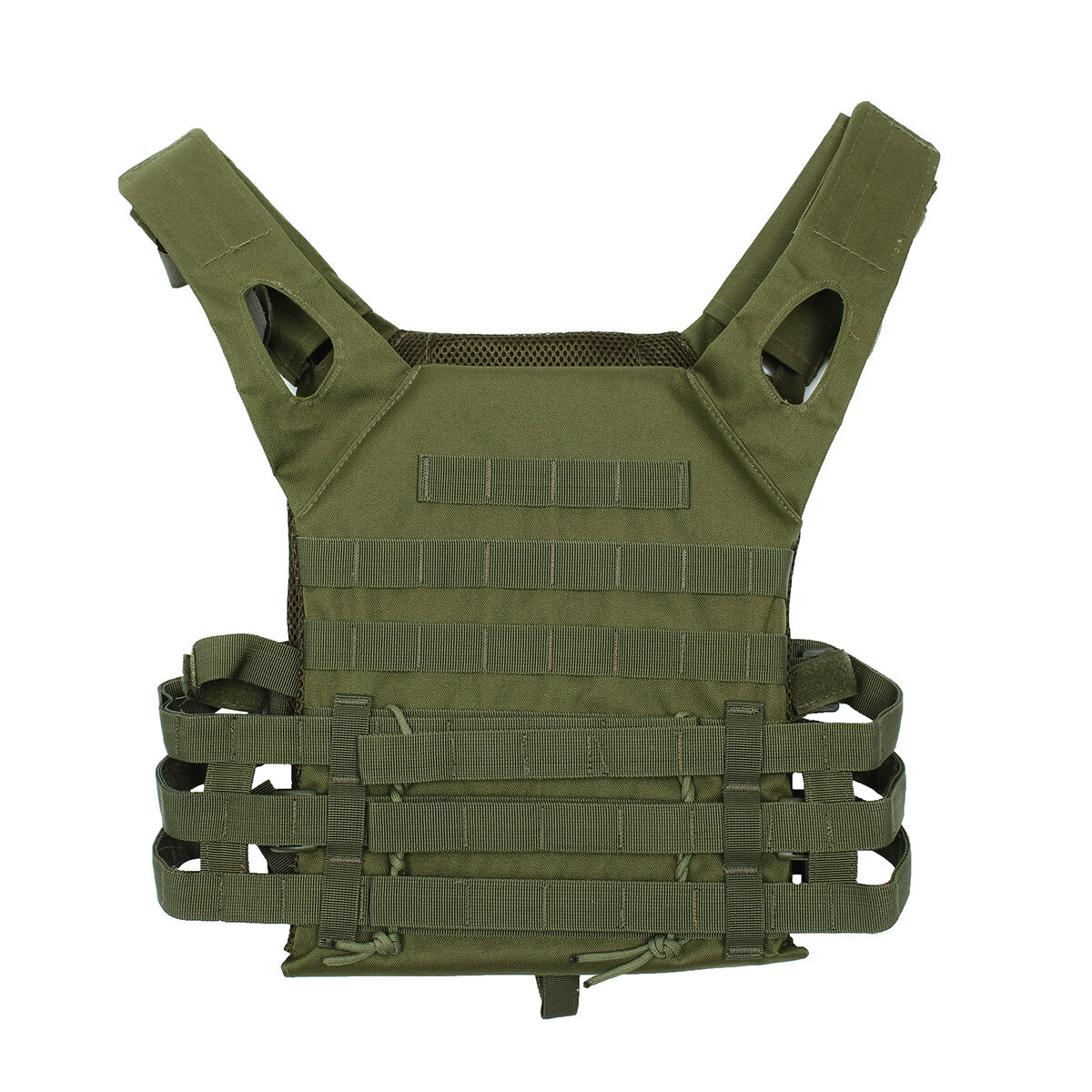 Outdoor Molle System Tactical Vest Ultra-Light Breathable Adjustable Armor Plate Vest with Pouches