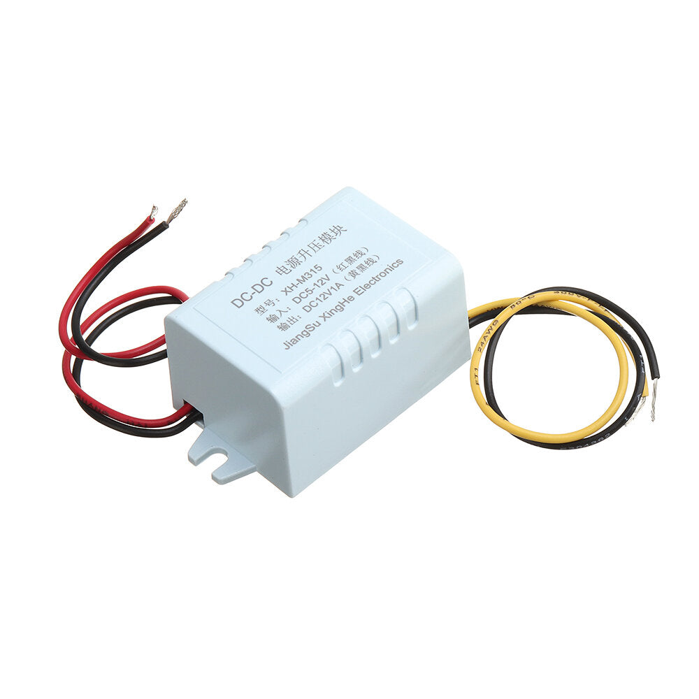 XH-M315 Boost Module DC5-12V to DC12V 1A Power Board USB to 12V