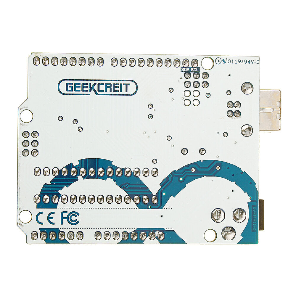2pcs UNO R3 ATmega16U2 AVR USB Development Main Board Geekcreit for Arduino - products that work with official for Arduino boards