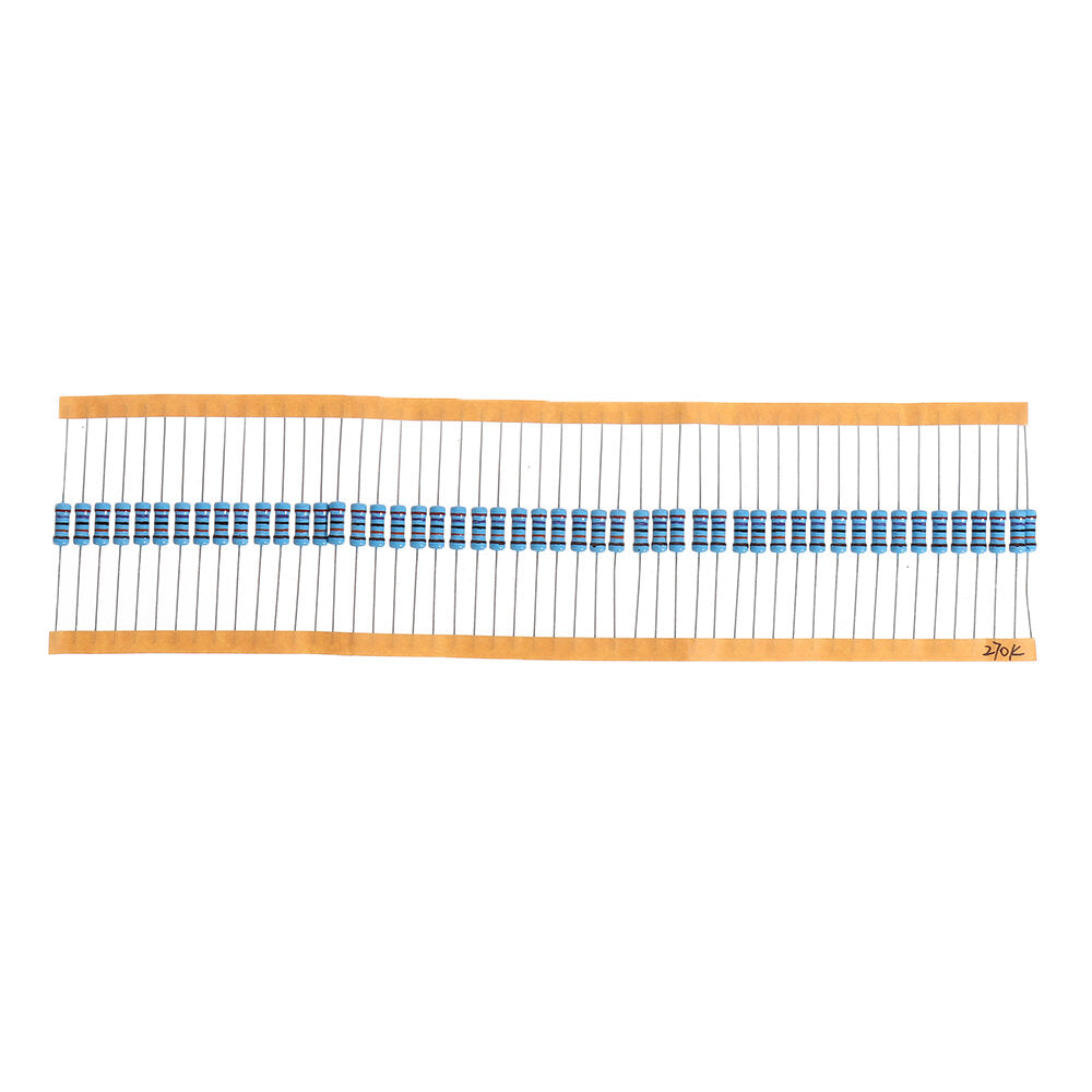 50pcs 1W 270KR Metal Film Resistor 1% 270K ohm Resistance