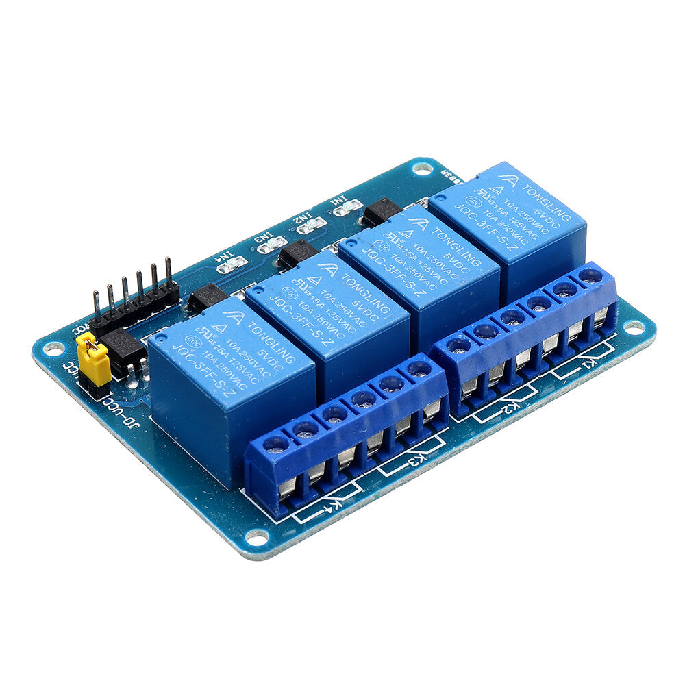 Geekcreit 5V 4 Channel Relay Module For PIC ARM DSP AVR MSP430 Geekcreit for Arduino - products that work with official Arduino boards