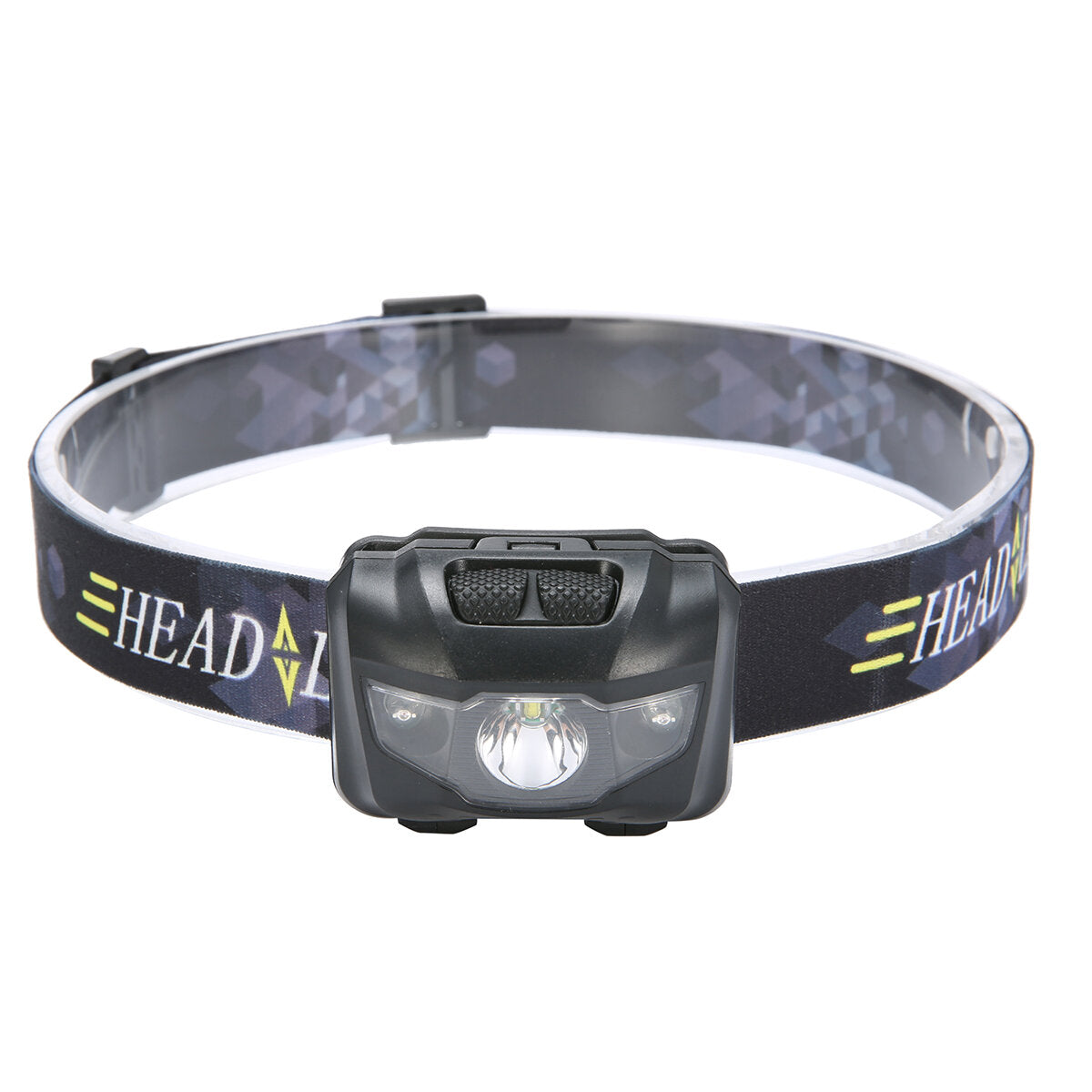 CAMTOA Headlight Led Headlamp Super Bright 5 Lighting Mode Headlight Adjustable 3 AAA Battery & Lantern Case Included IPX6 Waterproof Headlamp Super Bright Camp Trekking Bike