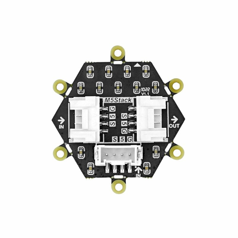 M5Stack NeoHEX Hexagonal RGB LED Light Board WS2812C-2020-V1 37 Lamp Beads