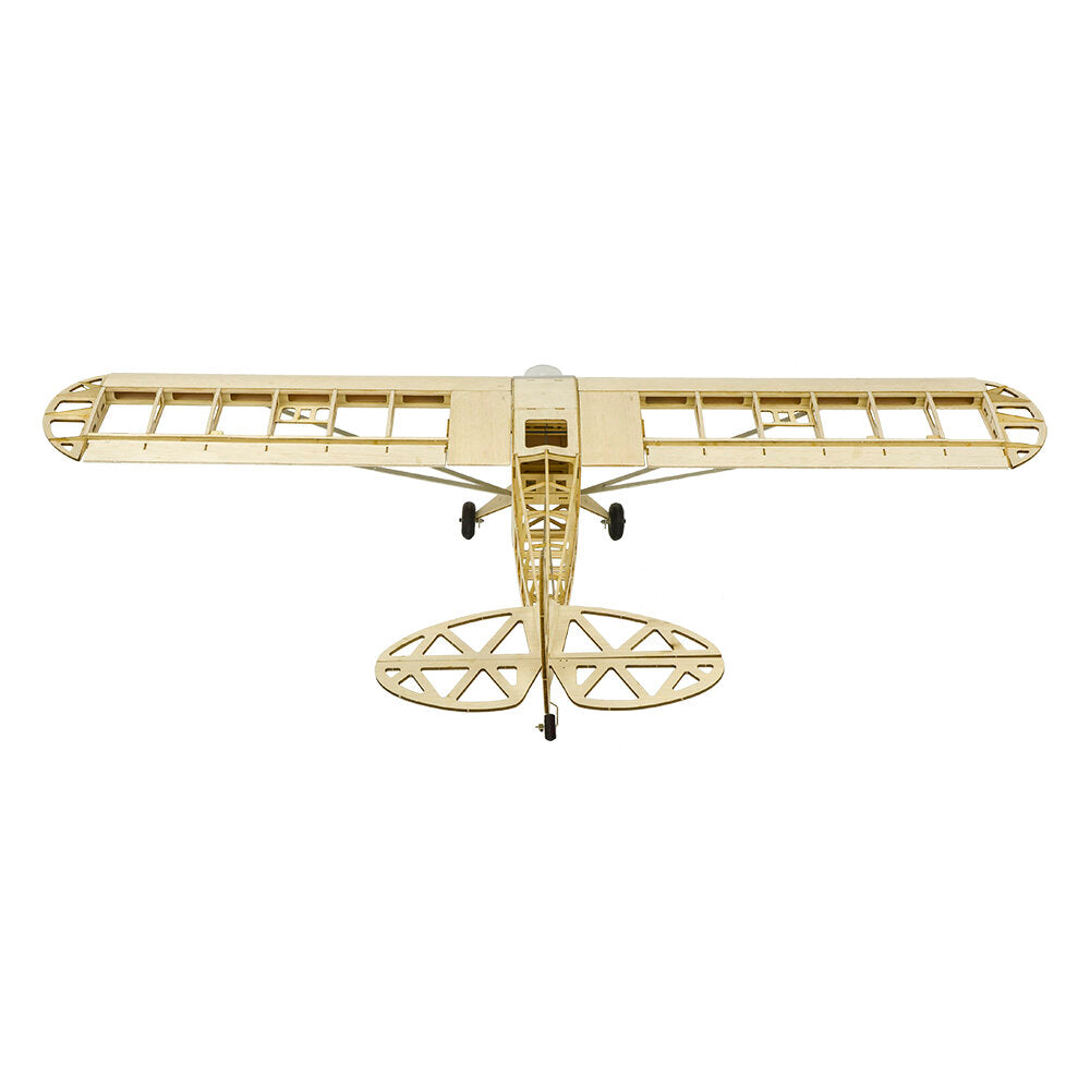 Dancing Wings Hobby S23 Piper J3 CUB 1200mm Wingspan Balsa Wood RC Airplane KIT/ KIT+Power Combo