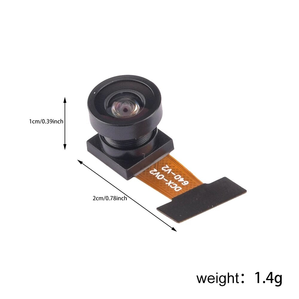 OV2640 21MM 66/120 Wide-angle Lens Camera Module 2MP DVP Interface ESP32 Module for ESP32-CAM Development Board
