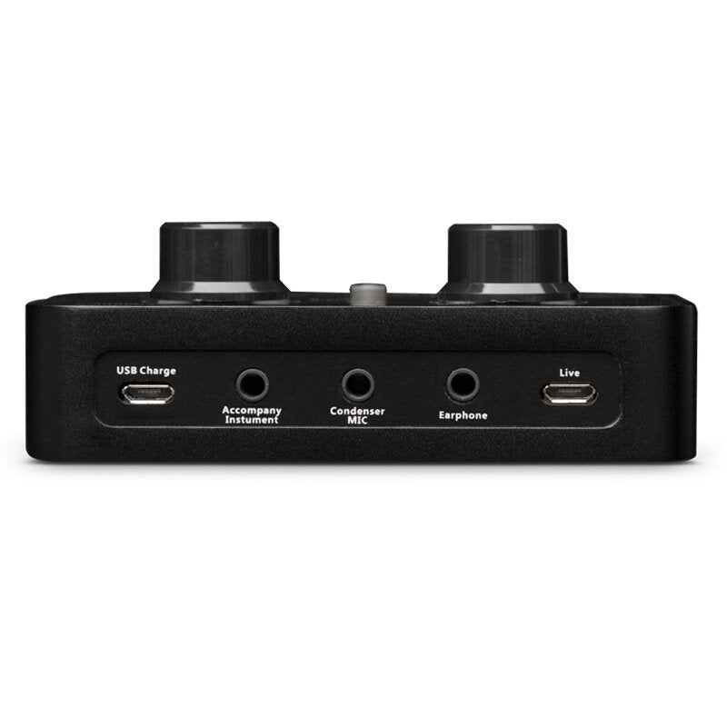 Bakeey NS1 Sound Card 1000mAh Streamer Live Broadcast Recording Capacitive microphone Sound Card for Mobile Phones PC Computer
