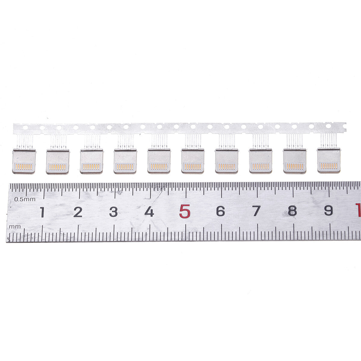 10PCS 8P Magnetic Apple Back Clamp Male Vertical FPC Soft Cable Dedicated