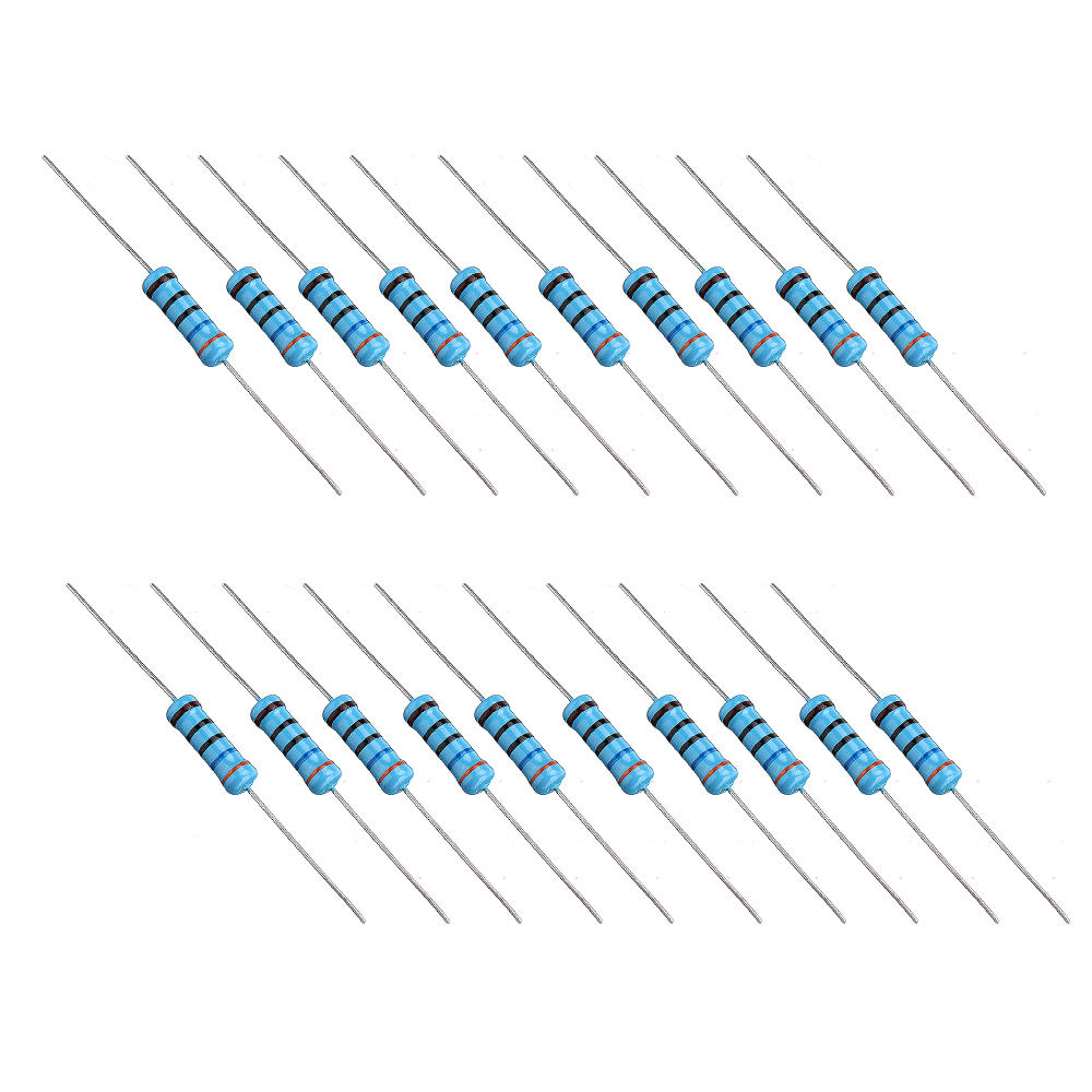 20pcs 2W 360R Metal Film Resistor Resistance 1% 360 ohm Resistor