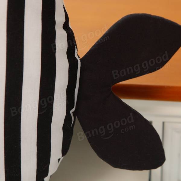 Cute Dot Stripe Kiss Fish Throw Pillow Cotton Cloth Sofa Car Bedding Cushion Home Decoration