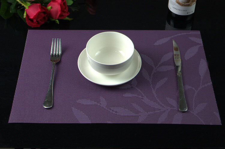 Washable Placemat for Dining Table Creative Heat Insulation Stain Resistant Anti-skid Eat Mats