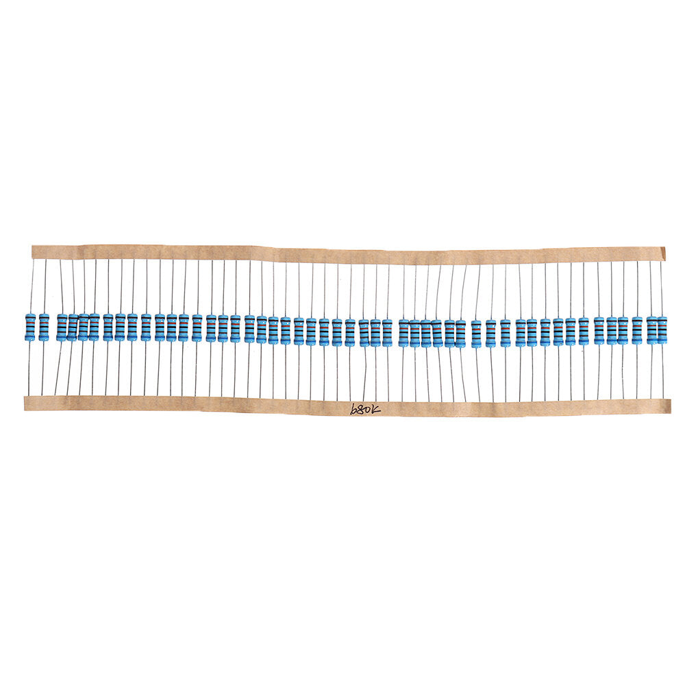 50pcs 1W 680KR Metal Film Resistor 1% 680K ohm Resistance