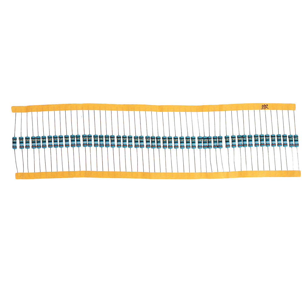 50pcs 1W 39R Metal Film Resistor 1% 39 ohm Resistance