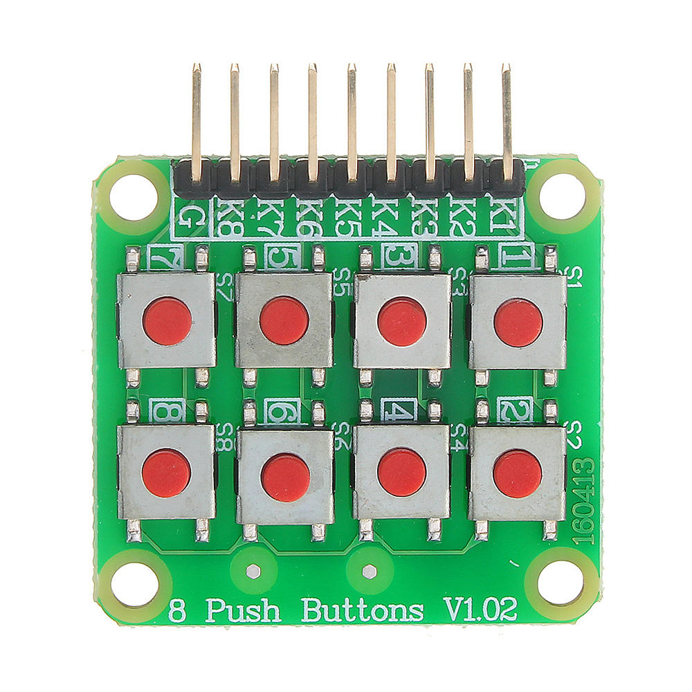 3pcs Micro Switch 2x4 Matrix Keyboard 8 Bit Keyboard External Keyboard Expansion Board Module