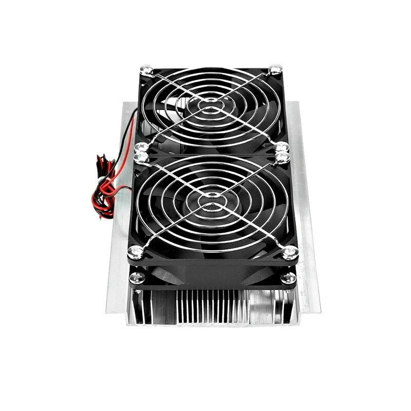 Semiconductor Refrigeration System Kit DIY Small Refrigerator Kit Cooling Equipment Heat Exchanger