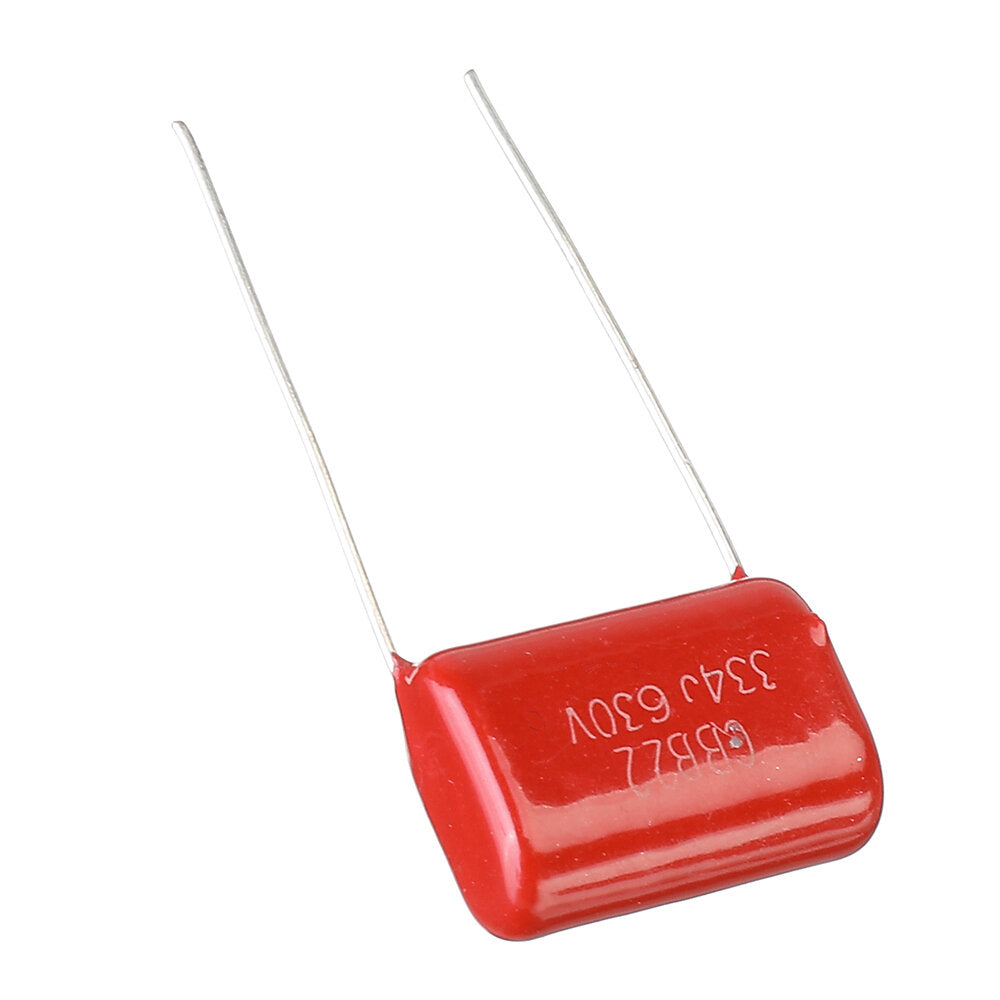 10pcs 630V334J 0.33UF Pitch 15MM 630V 334 330NF CBB Polypropylene Film Capacitor