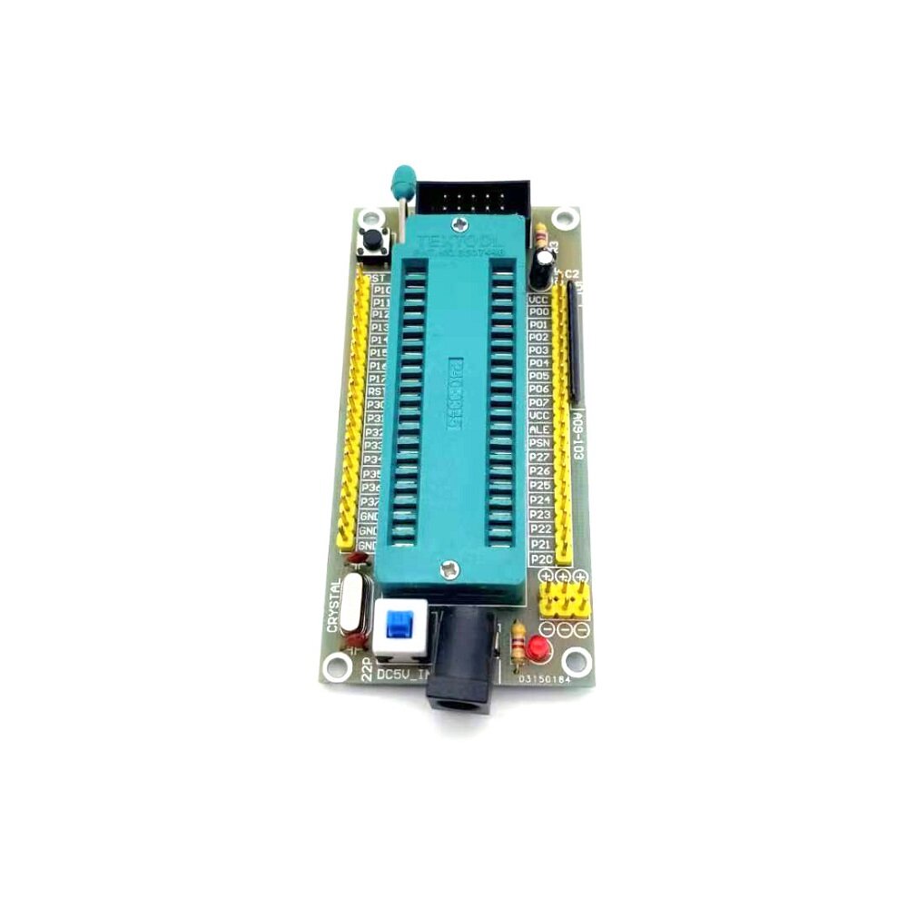 51 Single Chip Microcomputer Minimum System Board Learning Board Experiment 40P with Movable Seat Electronic Module