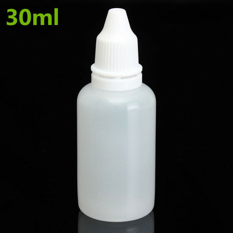 5-100ml Empty Plastic Dropper Bottles