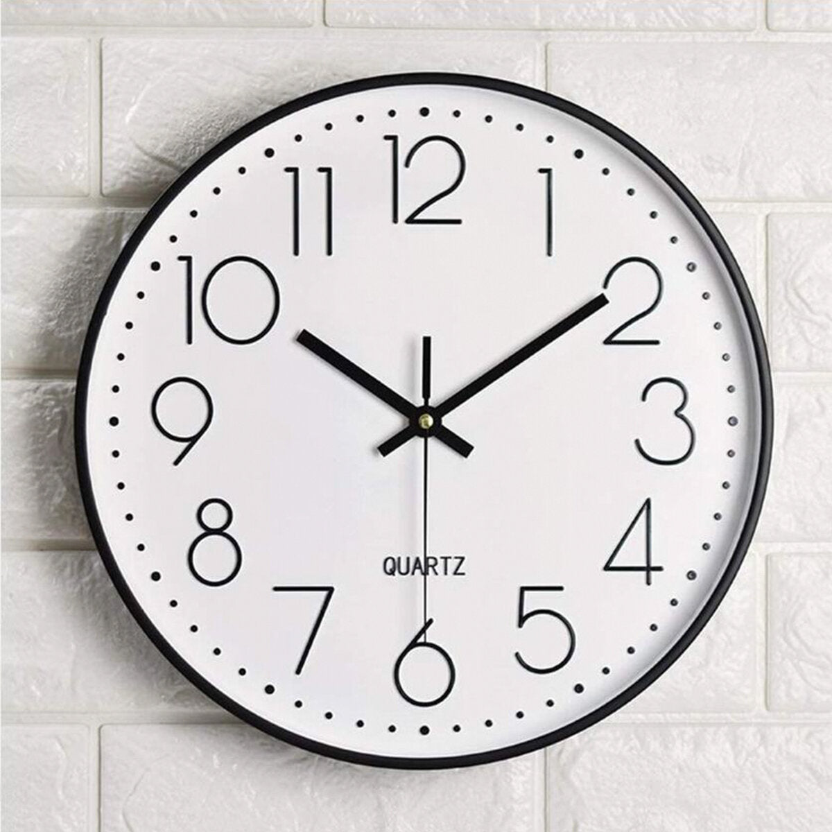 12inch DIY Wall Clock Silent Quartz Wall Night Clocks Multicolor Optional