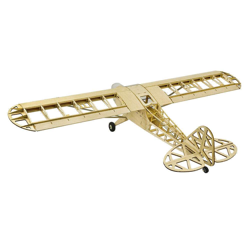 Dancing Wings Hobby S23 Piper J3 CUB 1200mm Wingspan Balsa Wood RC Airplane KIT/ KIT+Power Combo