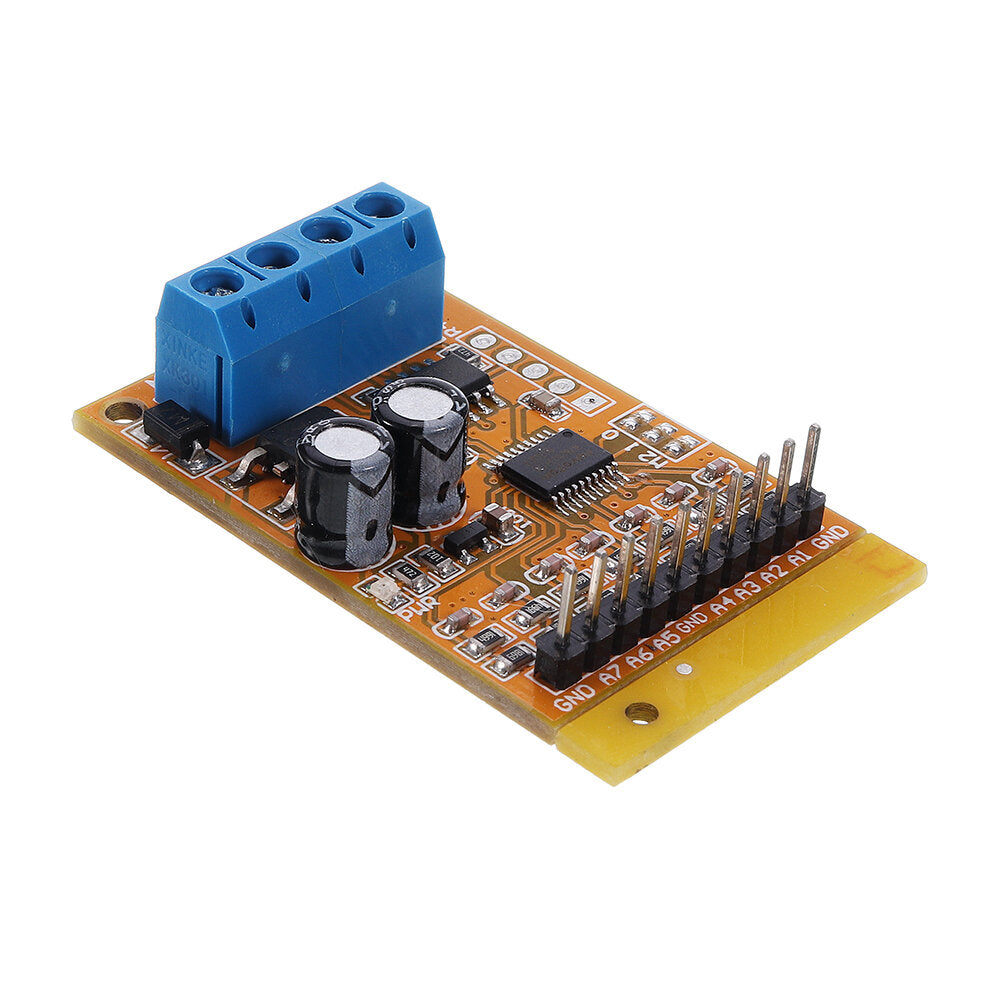 8-24V 7 Channel RS485 Voltage Analog Collector Module ADC Modbus RTU 03 06 Function Code Adapter R4AVA07
