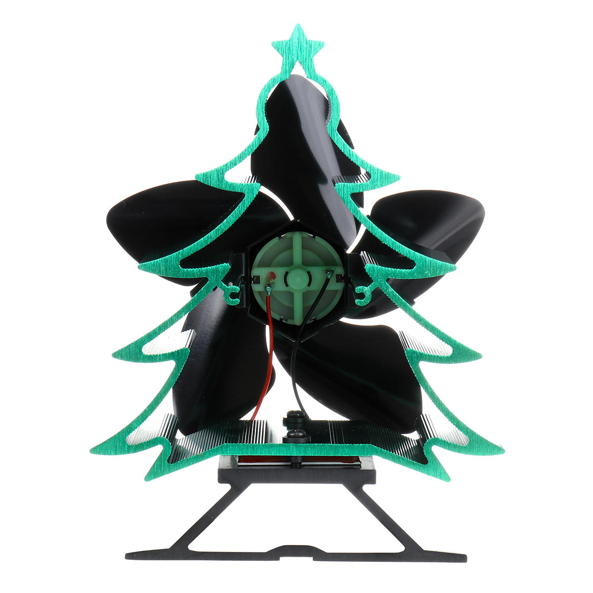 Heat Powered Stove Top Fan 5 Blade Wood Burner Log Burning Christmas 70~240
