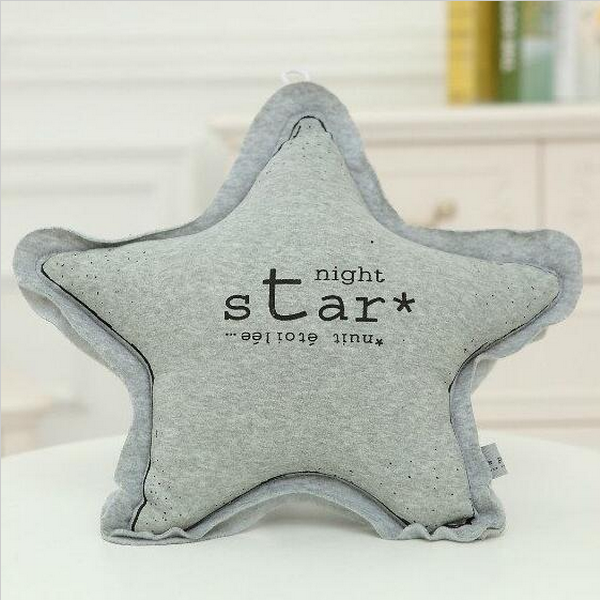 Creative Luminous Star Moon Ghost Light Bulb Plush Throw Pillow Noctilucence Cushion Gifts