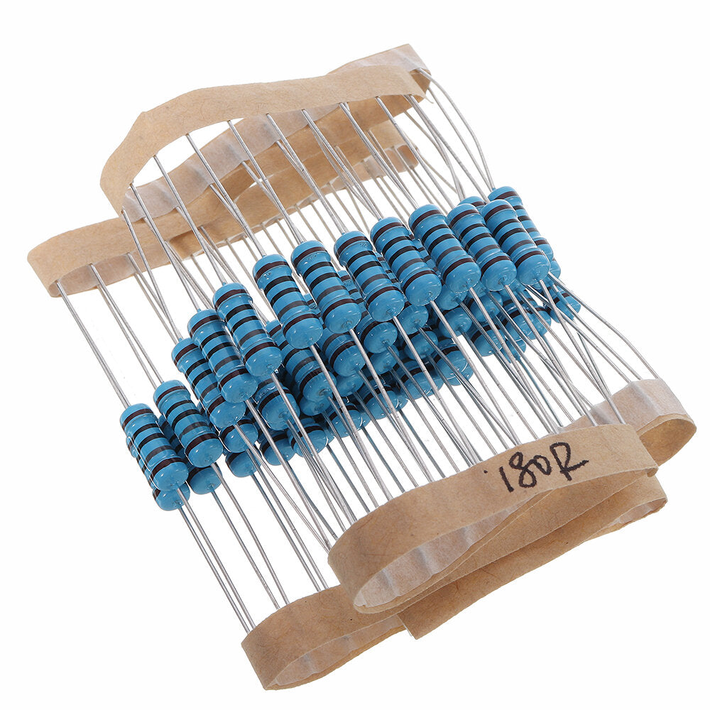 50pcs 1W 180R Metal Film Resistor 1% 180 ohm Resistance