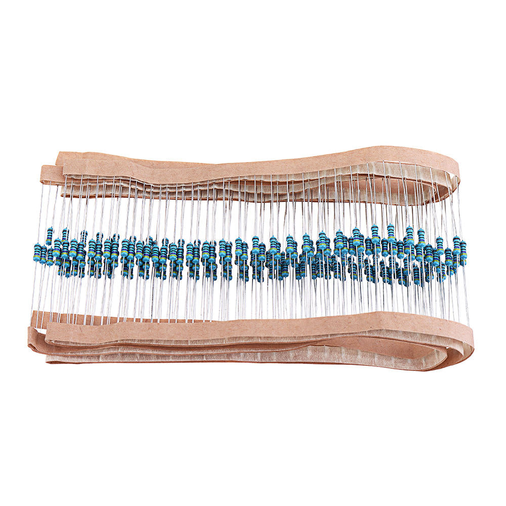 600pcs 1/4W 470 ohm Resistor +/- 1% ROHS1/4w 470R ohm Metal Film Resistors / 0.25W Watt Color Ring Resistance Carbon Film